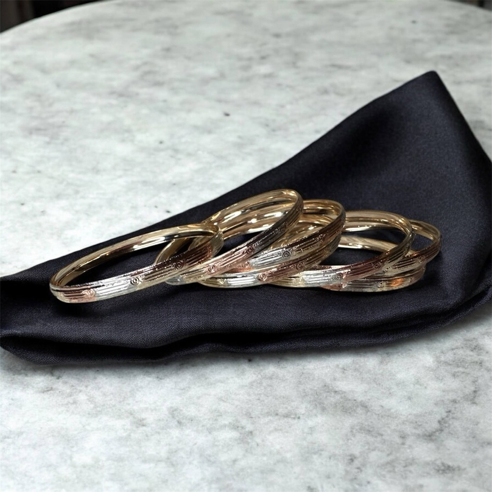 Plated Elegant gold and silver bracelets